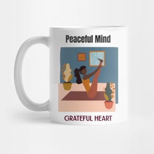 Peaceful Mind Grateful Heart Mug